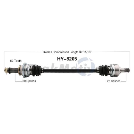 Surtrack Axle Cv Axle Shaft, Hy-8205 HY-8205